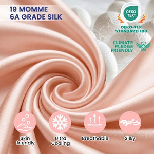 MaraSilk 19-Momme Pure Mulberry Silk Pillowcase - MC05
