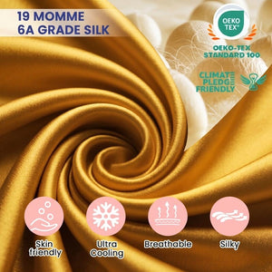 MaraSilk 19-Momme Pure Mulberry Silk Pillowcase - MC05