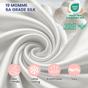 MaraSilk 19-Momme Pure Mulberry Silk Pillowcase - MC05