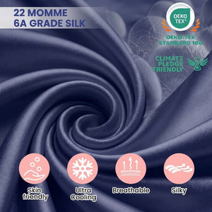 MaraSilk 22-Momme Pure Mulberry Silk Pillowcase - MC07