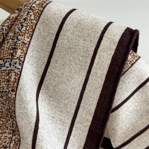 MaraSilk Pure Mulberry Silk-Wool Scarf - Square MS910