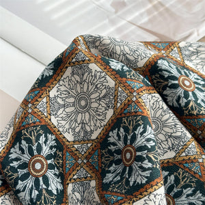 MaraSilk Pure Mulberry Silk-Wool Scarf - Square MS917
