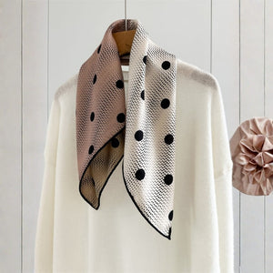 MaraSilk Pure Mulberry Silk-Wool Scarf - Square MS921
