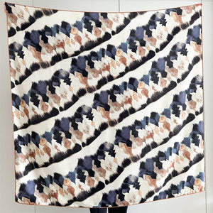 MaraSilk Pure Mulberry Silk-Wool Scarf - Square MS923