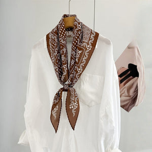 MaraSilk Pure Mulberry Silk Scarf - Diamond Crepe de Chine MS994