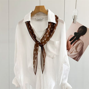 MaraSilk Pure Mulberry Silk Scarf - Diamond Georgette MS1009