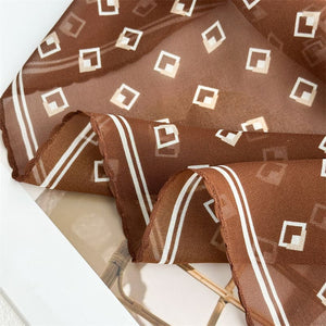 MaraSilk Pure Mulberry Silk Scarf - Diamond Georgette MS1009
