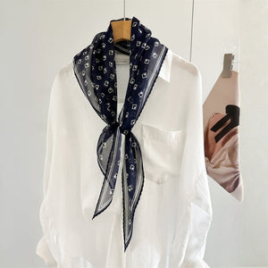 MaraSilk Pure Mulberry Silk Scarf - Diamond Georgette MS1009