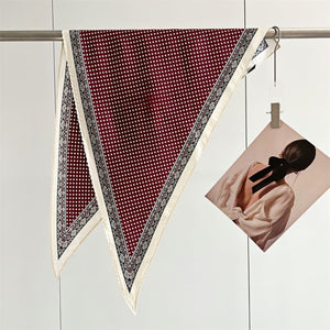 MaraSilk Pure Mulberry Silk Scarf - Diamond Twill MS642 51" x 33" x 33" MS64205