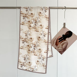MaraSilk Pure Mulberry Silk Scarf - Oblong Crepe de Chine MS972 55" x 14" MS97201