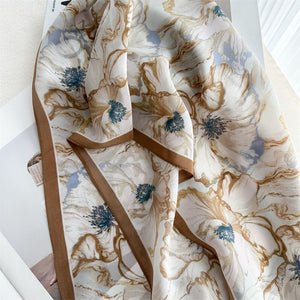 MaraSilk Pure Mulberry Silk Scarf - Oblong Crepe de Chine MS973