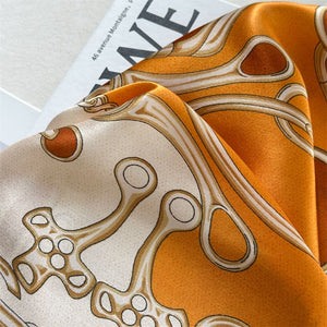 MaraSilk Pure Mulberry Silk Scarf - Oblong Crepe Satin MS1028