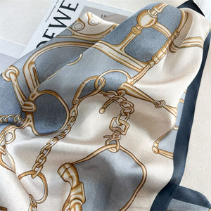 MaraSilk Pure Mulberry Silk Scarf - Oblong Crepe Satin MS1028