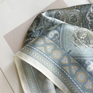 MaraSilk Pure Mulberry Silk Scarf - Oblong Crepe Satin MS1029