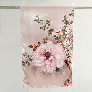 MaraSilk Pure Mulberry Silk Scarf - Oblong Crepe Satin MS602