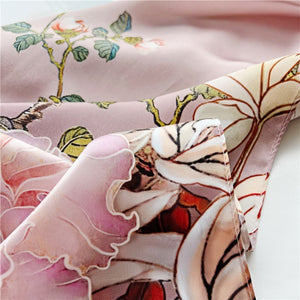 MaraSilk Pure Mulberry Silk Scarf - Oblong Crepe Satin MS602