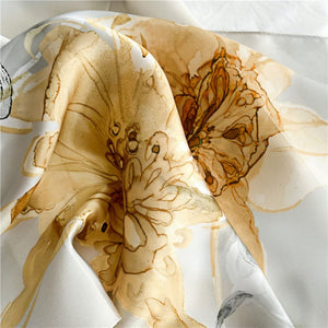 MaraSilk Pure Mulberry Silk Scarf - Oblong Crepe Satin MS602