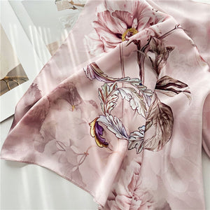MaraSilk Pure Mulberry Silk Scarf - Oblong Crepe Satin MS602