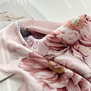 MaraSilk Pure Mulberry Silk Scarf - Oblong Crepe Satin MS602