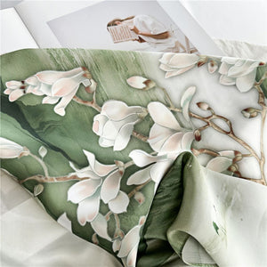 MaraSilk Pure Mulberry Silk Scarf - Oblong Crepe Satin MS602