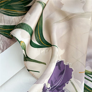 MaraSilk Pure Mulberry Silk Scarf - Oblong Crepe Satin MS603