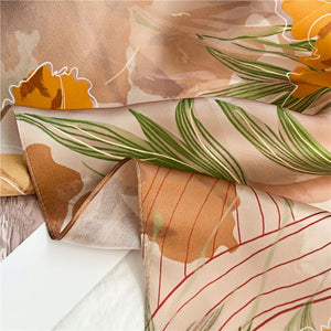 MaraSilk Pure Mulberry Silk Scarf - Oblong Crepe Satin MS603