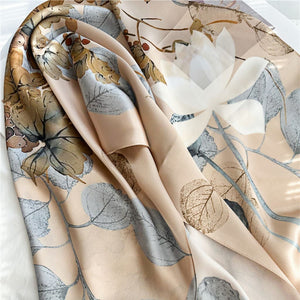 MaraSilk Pure Mulberry Silk Scarf - Oblong Crepe Satin MS603