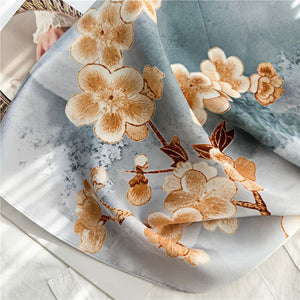MaraSilk Pure Mulberry Silk Scarf - Oblong Crepe Satin MS603