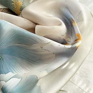 MaraSilk Pure Mulberry Silk Scarf - Oblong Crepe Satin MS603