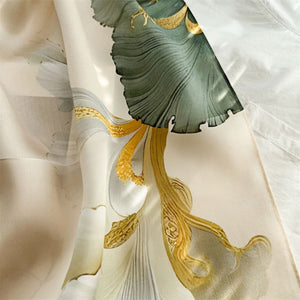 MaraSilk Pure Mulberry Silk Scarf - Oblong Crepe Satin MS603