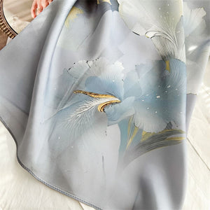 MaraSilk Pure Mulberry Silk Scarf - Oblong Crepe Satin MS603