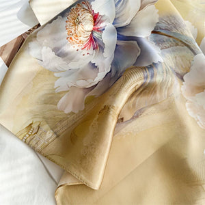 MaraSilk Pure Mulberry Silk Scarf - Oblong Crepe Satin MS603