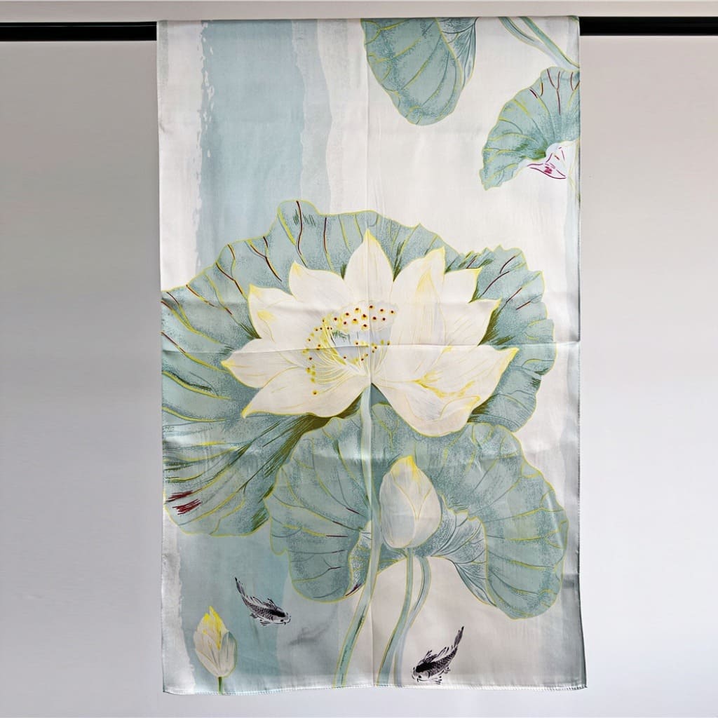 MaraSilk Pure Mulberry Silk Scarf - Oblong Crepe Satin MS604