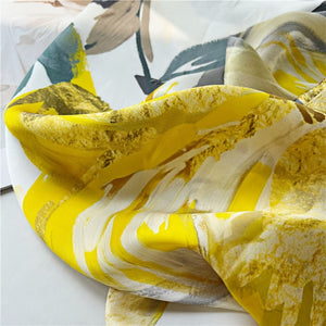 MaraSilk Pure Mulberry Silk Scarf - Oblong Crepe Satin MS605