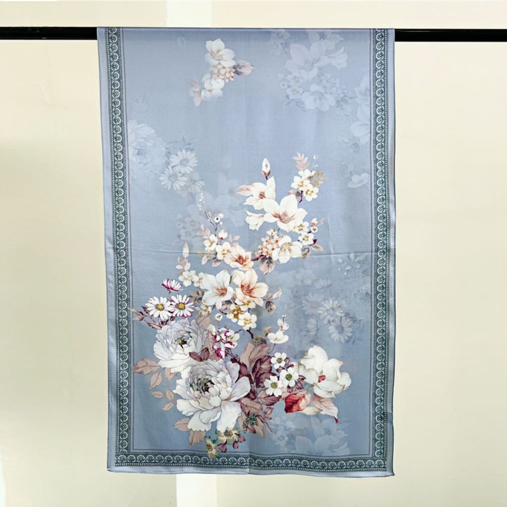 MaraSilk Pure Mulberry Silk Scarf - Oblong Crepe Satin MS606 66" x 21" MS60601