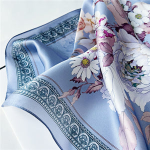 MaraSilk Pure Mulberry Silk Scarf - Oblong Crepe Satin MS606