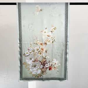 MaraSilk Pure Mulberry Silk Scarf - Oblong Crepe Satin MS606 66" x 21" MS60602