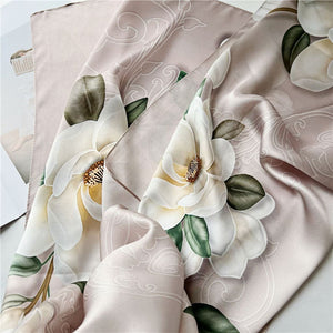 MaraSilk Pure Mulberry Silk Scarf - Oblong Crepe Satin MS607