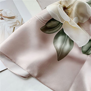 MaraSilk Pure Mulberry Silk Scarf - Oblong Crepe Satin MS607