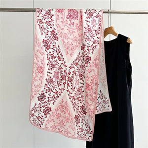 MaraSilk Pure Mulberry Silk Scarf - Oblong Crepe Satin MS609 66" x 21" MS60901