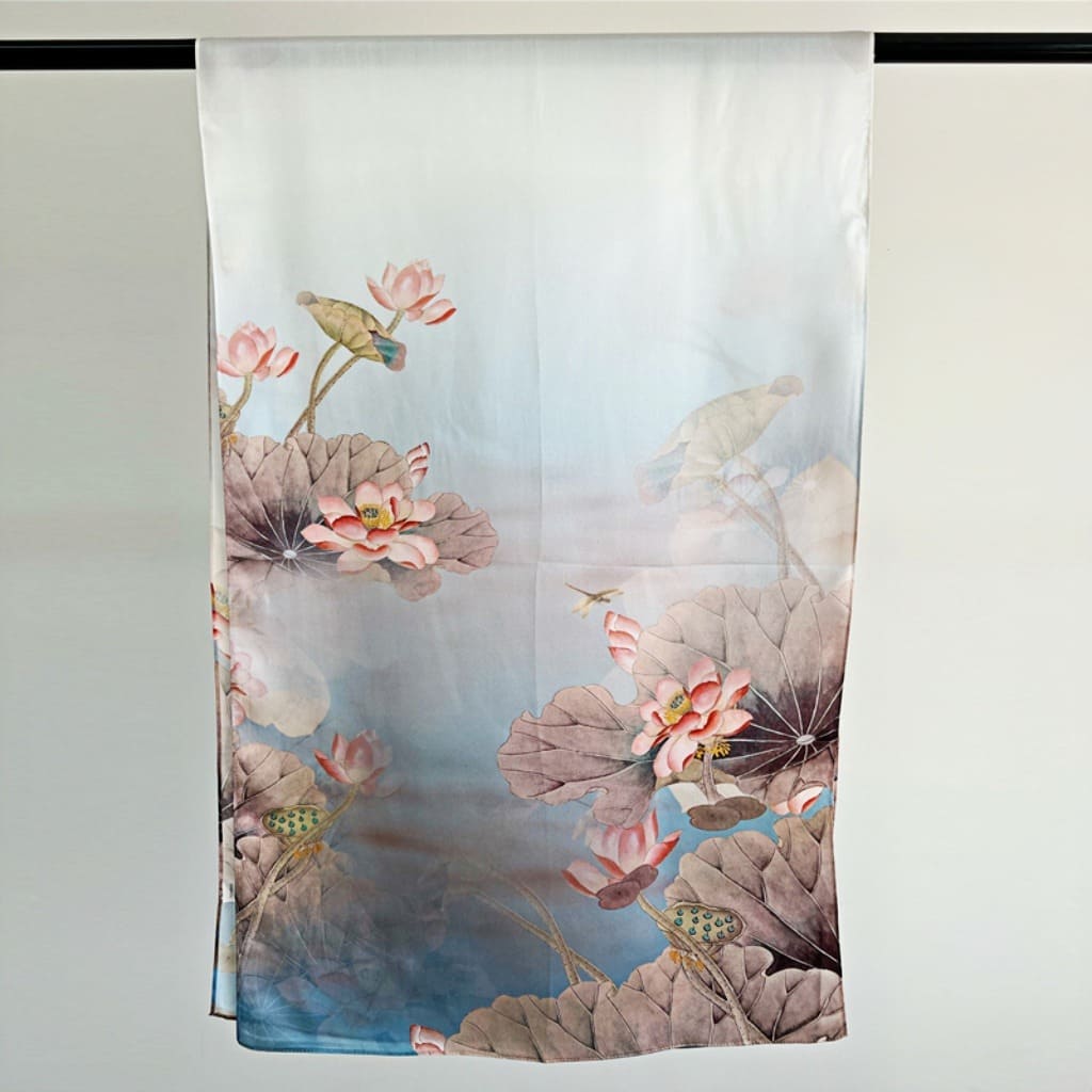 MaraSilk Pure Mulberry Silk Scarf - Oblong Crepe Satin MS610