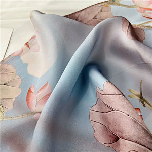 MaraSilk Pure Mulberry Silk Scarf - Oblong Crepe Satin MS610