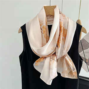 MaraSilk Pure Mulberry Silk Scarf - Oblong Crepe Satin MS611