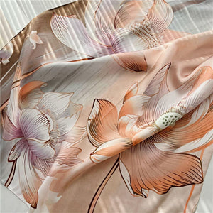 MaraSilk Pure Mulberry Silk Scarf - Oblong Crepe Satin MS611
