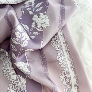 MaraSilk Pure Mulberry Silk Scarf - Oblong Crepe Satin MS613