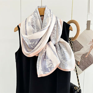 MaraSilk Pure Mulberry Silk Scarf - Oblong Crepe Satin MS613