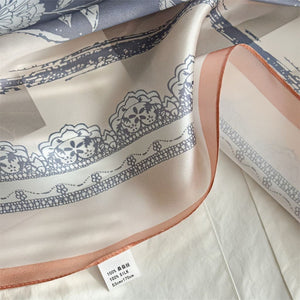 MaraSilk Pure Mulberry Silk Scarf - Oblong Crepe Satin MS613
