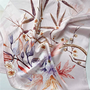 MaraSilk Pure Mulberry Silk Scarf - Oblong Crepe Satin MS617