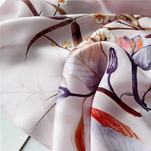 MaraSilk Pure Mulberry Silk Scarf - Oblong Crepe Satin MS617