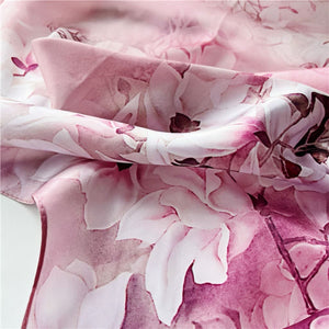 MaraSilk Pure Mulberry Silk Scarf - Oblong Crepe Satin MS617